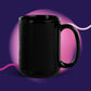 Tiger Warrior Portal Black Glossy Mug