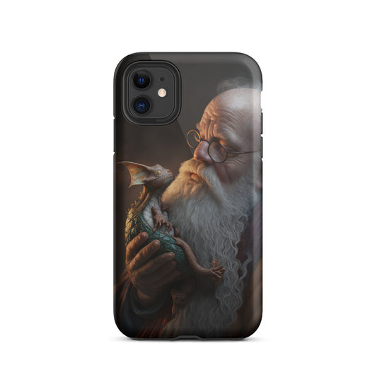 Wizard and His Baby Dragon Tough iPhone case